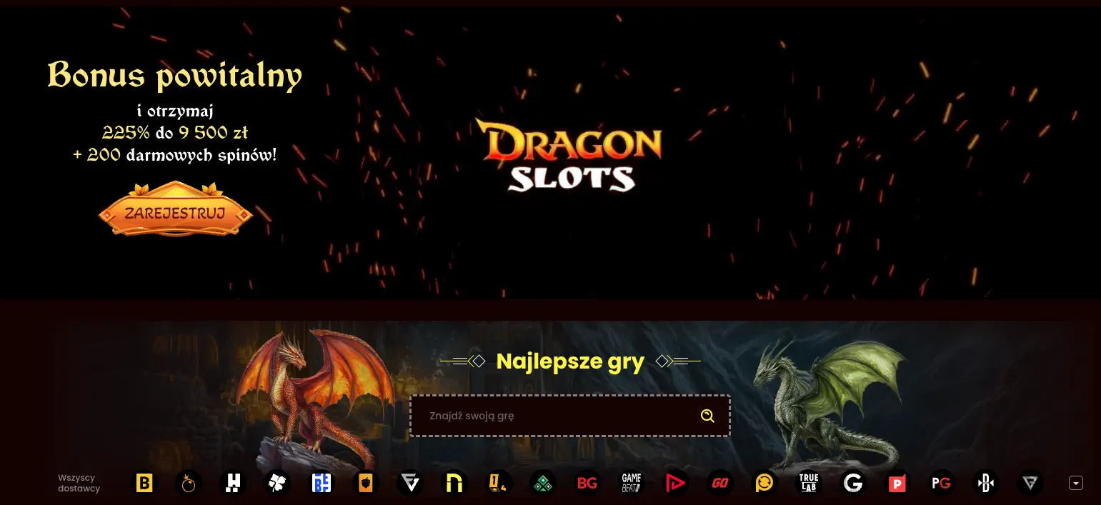DragonSlots Kasyno – najlepsze gry i bonus powitalny